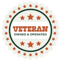 Veteran owned and operated logo